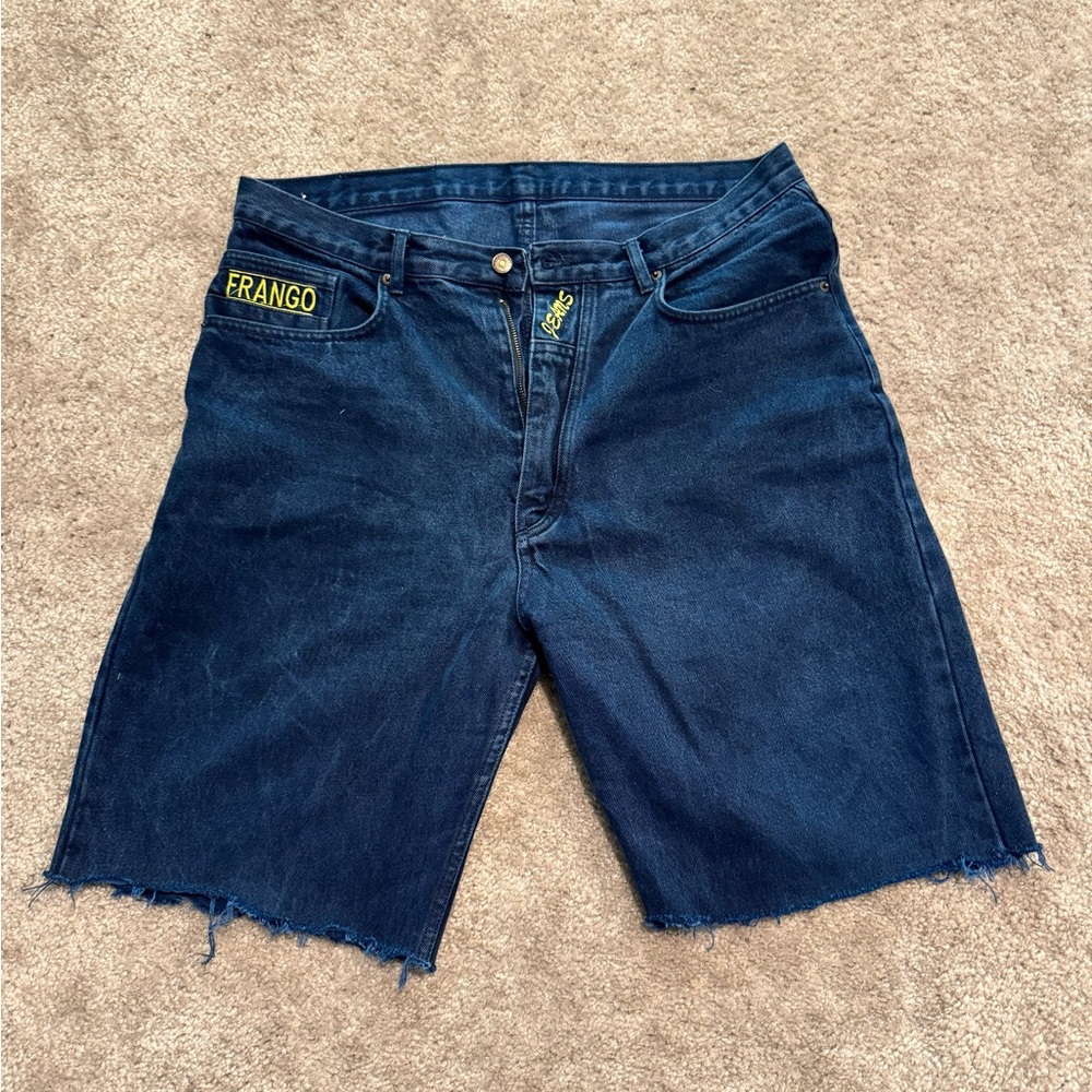 Frango Dark Blue Denim Shorts